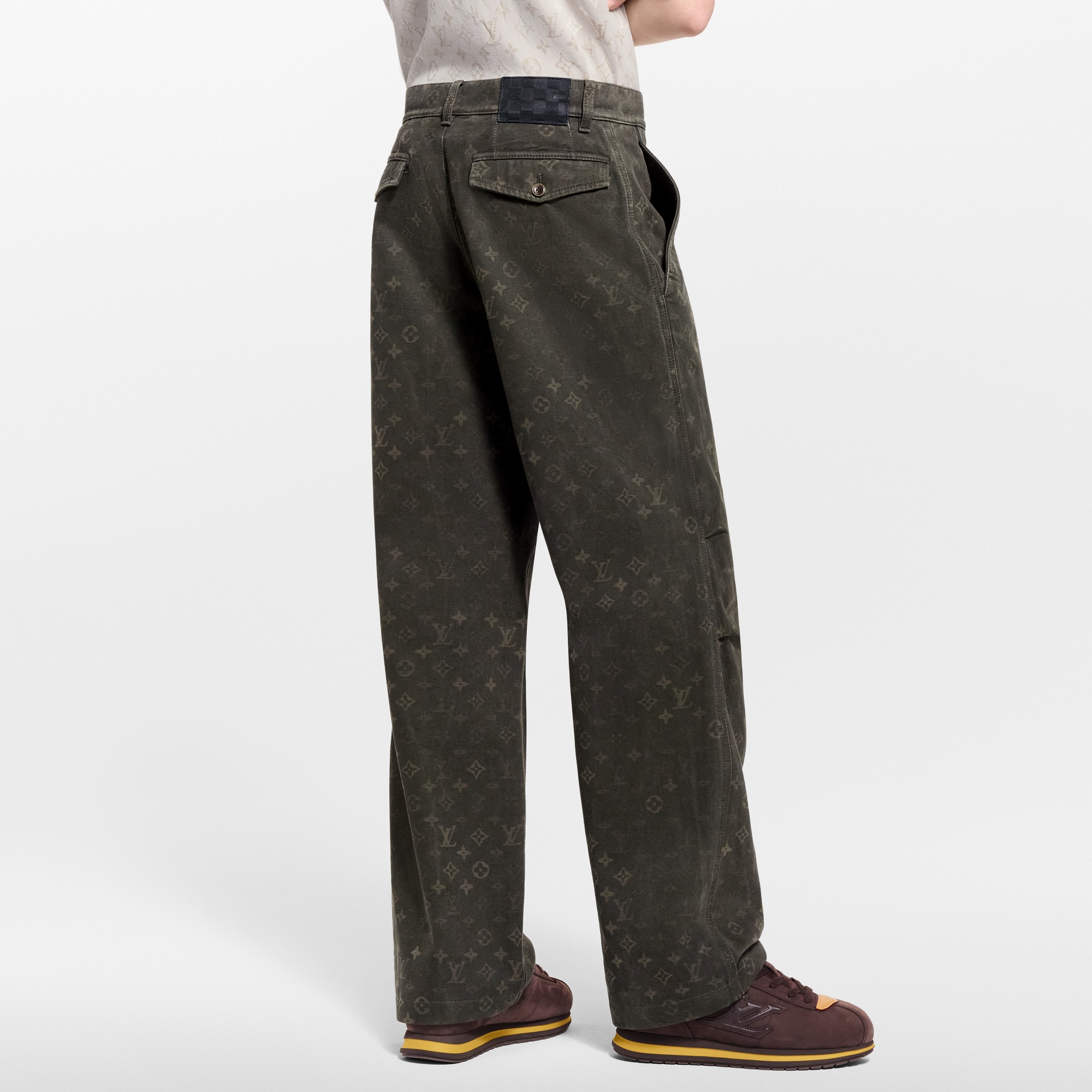 Monogram Waxed Denim Pants - Men - Ready-to-Wear | LOUIS VUITTON ®